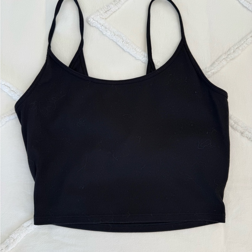 black Athleta tank